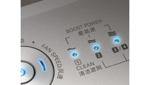 5-step fan speed allows you to adjust speed level you want