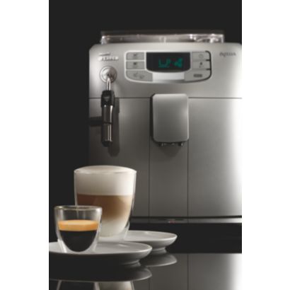One touch espresso and milk froth
