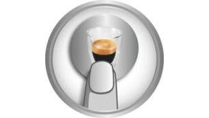 One touch bean-to-cup espresso