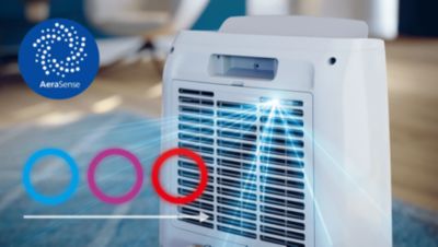 Intelligently senses and adapts to your indoor air quality