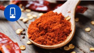 Grains de caf&eacute; et &eacute;pices moulus rapidement