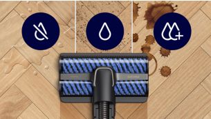 Tres modos de limpieza para adaptarse a las diferentes necesidades de limpieza