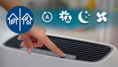 Iestatījumi “Divi vienā” un “Tikai attīrītājs” ar automāt. un manuālo režīmu