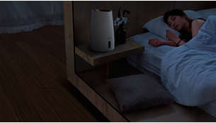 睡眠模式：静音且高效地加湿空气