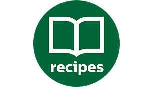 Honderden recepten in de app