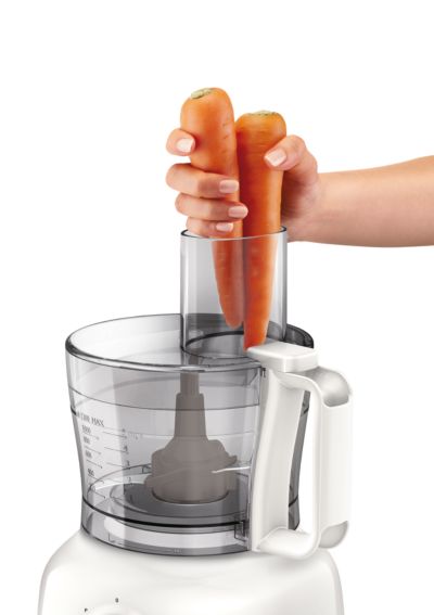 Tub de alimentare cu 40% mai mare (în comparaţie cu Philips HR7625)