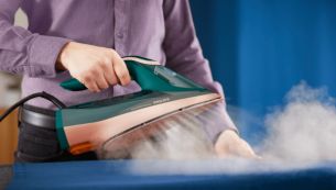 Jusqu'&agrave; 80&nbsp;g/min de d&eacute;bit vapeur puissant et continu