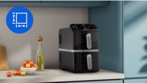 Pinottu muotoilu vie puolet v&auml;hemm&auml;n p&ouml;yt&auml;tilaa