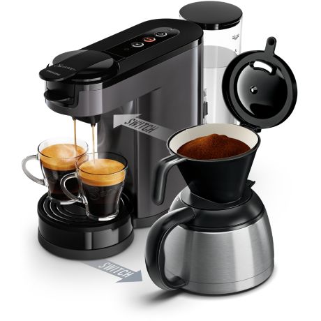 HD6591/20CO SENSEO® Switch Machine à café à dosettes et filtre