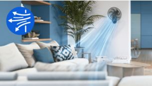Powerful airflow for instant relief