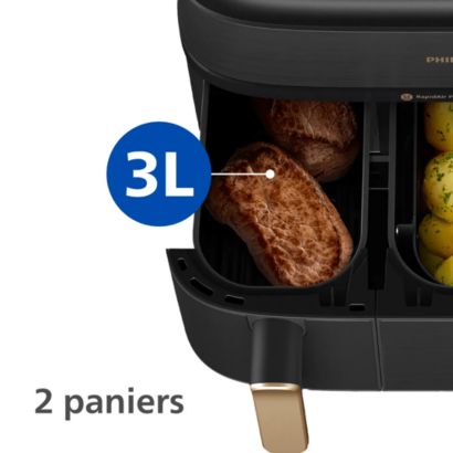 Notre premier double panier avec cuisson vapeur