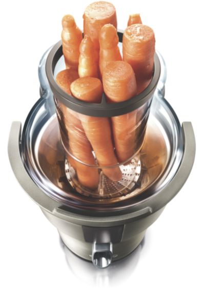 Extra široká podávacia trubica na celé ovocie