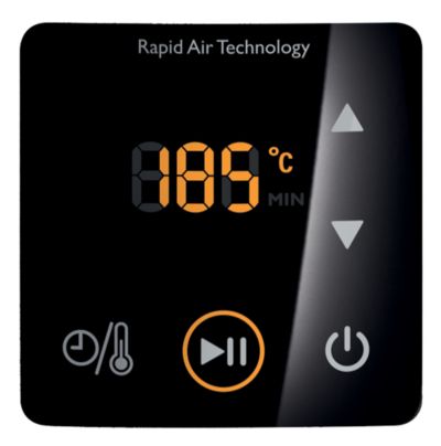 Tela digital para fácil controle de tempo e temperatura