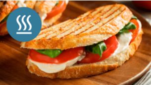 Riscaldamento uniforme per fondere e tostare in modo perfetto