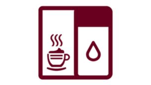 Des cappuccinos &agrave; la pression d'un bouton avec la carafe &agrave; lait int&eacute;gr&eacute;e
