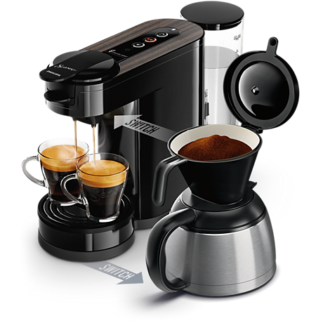 HD6596/20 SENSEO® Switch Machine à café à dosettes et filtre