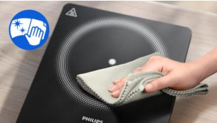 Лесно почистване и издръжливост с керамична стъклена повърхност