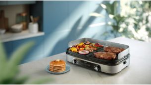 45% less smoke*, perfect for indoor grilling 