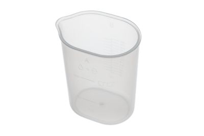 Fackelmann 004032 alcoholdoseerder, alcoholdoseerbal, maatbeker voor fles, maatbeker 2,5 cl, kunststof, rood, 9 x 7 cm