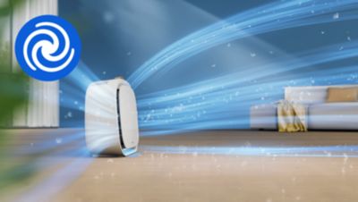 Uklanja >90 % lebdeće dlake kućnih ljubimaca za manje od 1 h