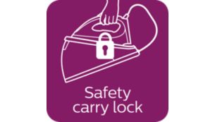 Фиксация Carry Lock для удобной и безопасной переноски