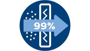 يلتقط فلتر Super Clean Air أكثر من 99% من الجسيمات