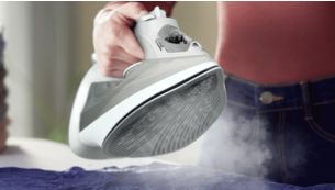 Stoomstoot tot 160 g verwijdert moeiteloos de hardnekkigste kreuken