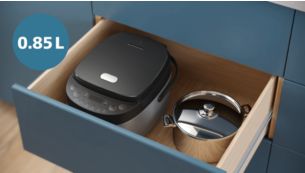 Kompakt design f&ouml;r mindre familjer