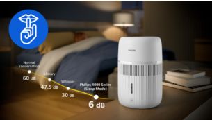 Schlafmodus mit leisem Betrieb (max. 6 dB)