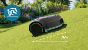Udržuje svahy až do 36 %.