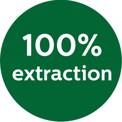 100% extraction of pulpy juice