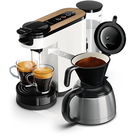 HD6596/00 SENSEO® Switch Machine à café à dosettes et filtre
