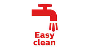 Peças fáceis de limpar, próprias para lava-louças
