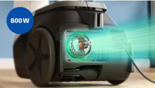 Moteur de 800&nbsp;W, pour des performances puissantes