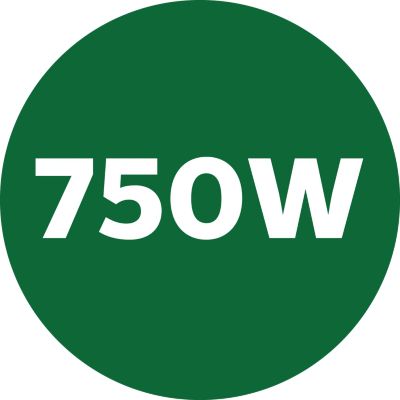 قوة المحرك 750 واط لتوفير أداء رائع