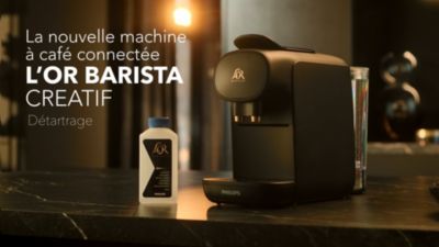How to descale L'OR Barista Creatif coffee machine