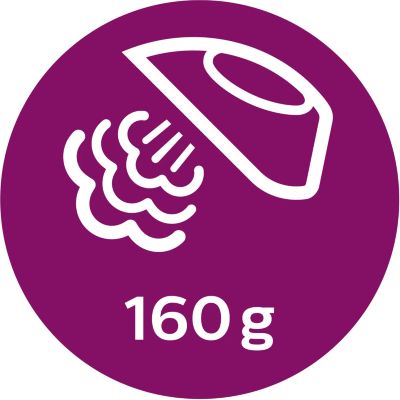 심한 주름을 제거해주는 최대 160g**의 강력한 순간 스팀