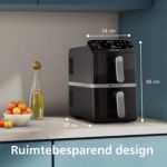 Twee keer zoveel eten, 45% minder ruimte