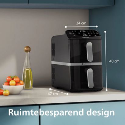 Twee keer zoveel eten, 45% minder ruimte