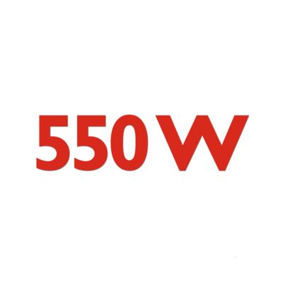 Motor potente de 550 W para preparar receitas de bolo