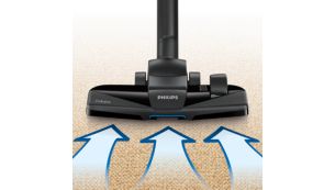 Novi nastavek TriActive+ 3 v 1 pobere grobe in fine delce prahu