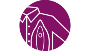 Du kan roligt lade den varme stryges&aring;l blive p&aring; strygebr&aelig;ttet