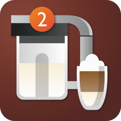 Dviejų skyrių pieno indas puikiai pieno putai