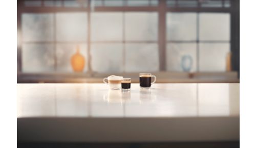 Enjoy 3 coffees at your fingertips