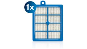 Filtre de sortie Allergy H13, pour une excellente filtration