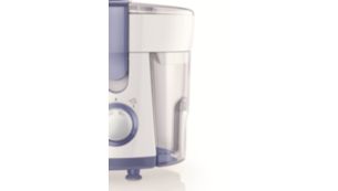 Prepare jugos sin interrupciones con el depósito de pulpa desmontable de 500 ml