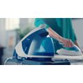 Ironing faster with twice as much steam**