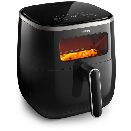 HD9257/88 Airfryer Serie 3000 Freidora de aire 13 en 1 con ventana, 5 raciones