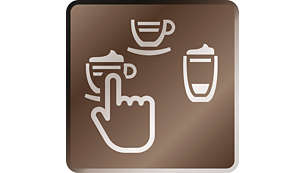 Prin simpla atingere a unui buton, poţi prepara o multitudine de specialităţi de cafea