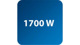 功率高达 1700 瓦，可提供持久强劲的蒸汽输出